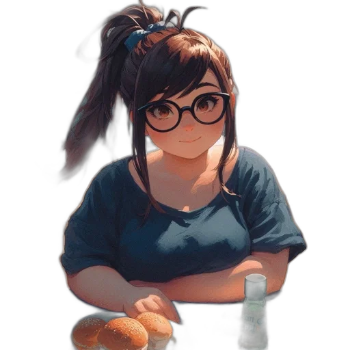 food, staff, dress, face transparent PNG cut-out