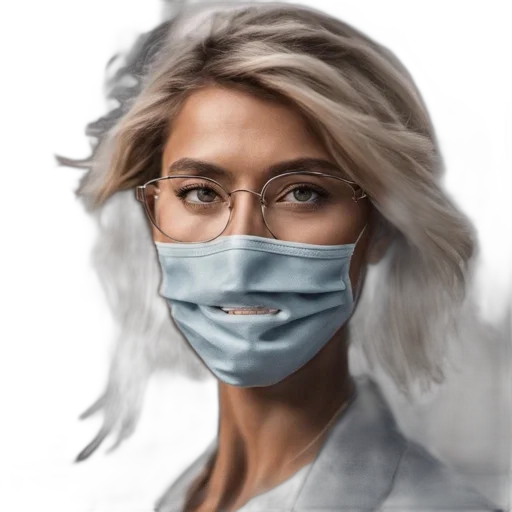 mask, face, photorealistic, concept art transparent PNG cut-out