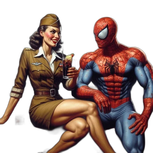 comic book art, concept art, pixel art, fantasy art transparent PNG cut-out