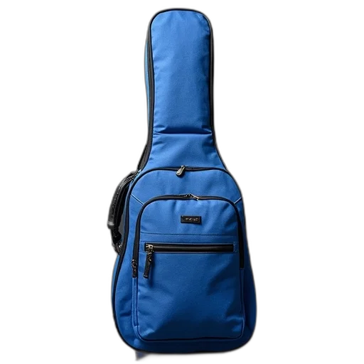 jacket, blue, travel, guitar transparent PNG cut-out