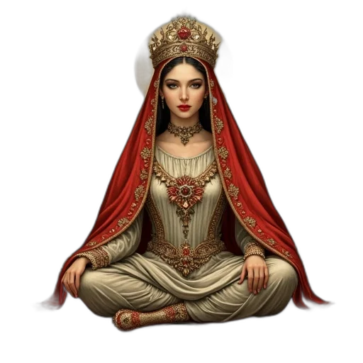 crown, jewelry, dress, staff transparent PNG cut-out