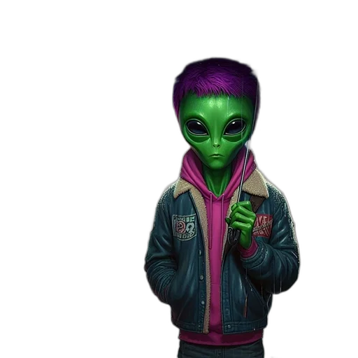 jacket, mask, creature, face transparent PNG cut-out
