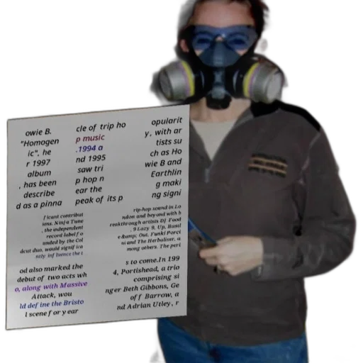 mask, jacket, robot, staff transparent PNG cut-out