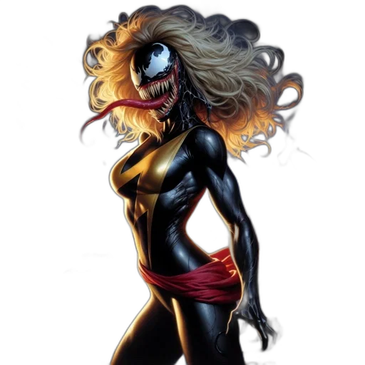 mask, comic book art, concept art, female transparent PNG cut-out