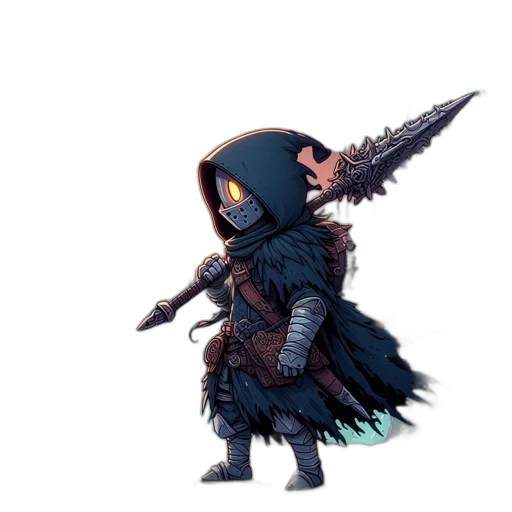 staff, sword, weapon, creature transparent PNG cut-out