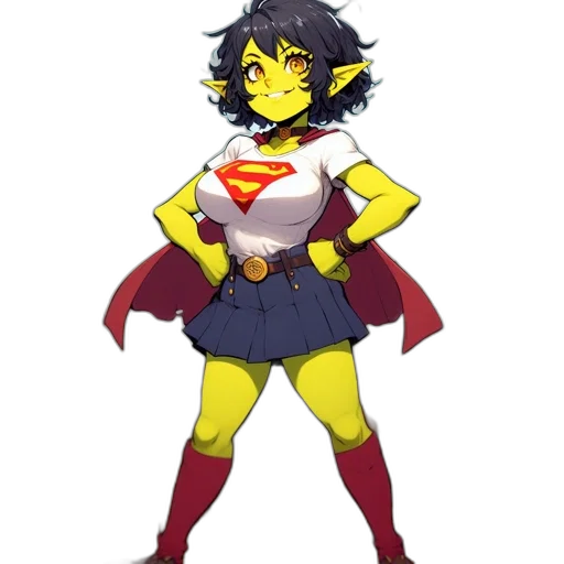 dress, staff, comic book art, concept art transparent PNG cut-out