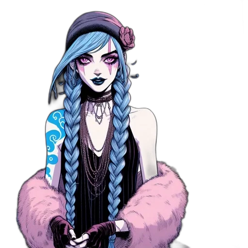 staff, jewelry, dress, hat transparent PNG cut-out