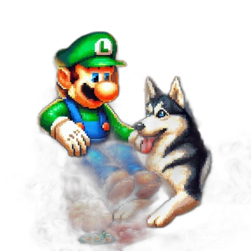 animal, creature, pixel art, concept art transparent PNG cut-out