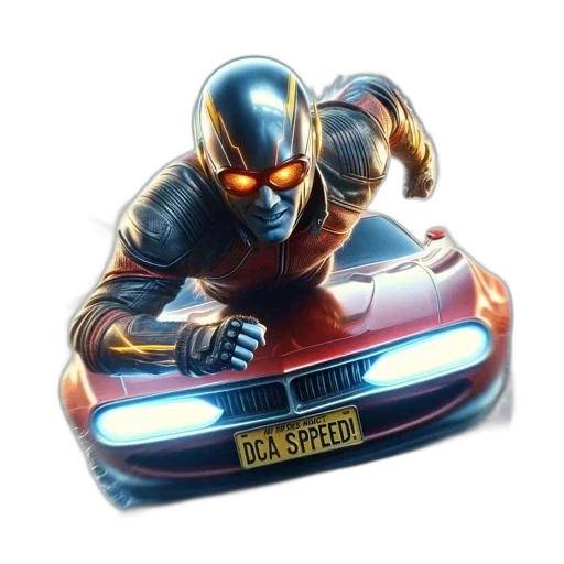 car, concept art, comic book art, 3d render transparent PNG cut-out