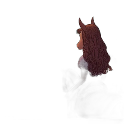 hair, dress, crown, face transparent PNG cut-out