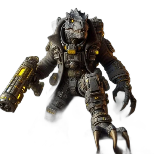 robot, creature, weapon, concept art transparent PNG cut-out