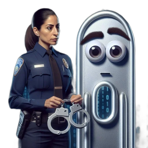 robot, staff, face, weapon transparent PNG cut-out