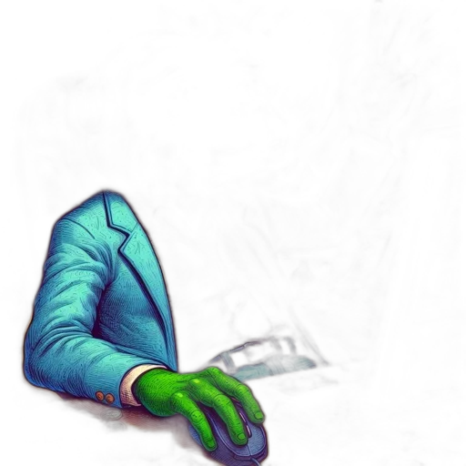 creature, staff, jacket, mask transparent PNG cut-out