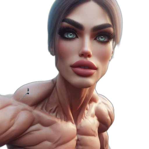 face, creature, jewelry, weapon transparent PNG cut-out
