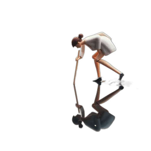robot, staff, furniture, 3d render transparent PNG cut-out