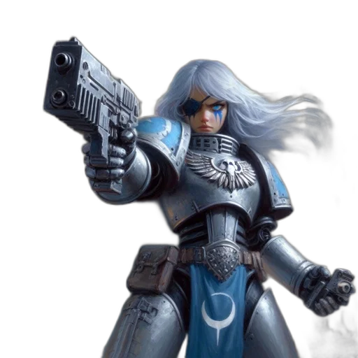 robot, weapon, concept art, 3d render transparent PNG cut-out