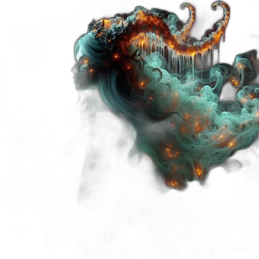dragon, creature, mask, weapon transparent PNG cut-out
