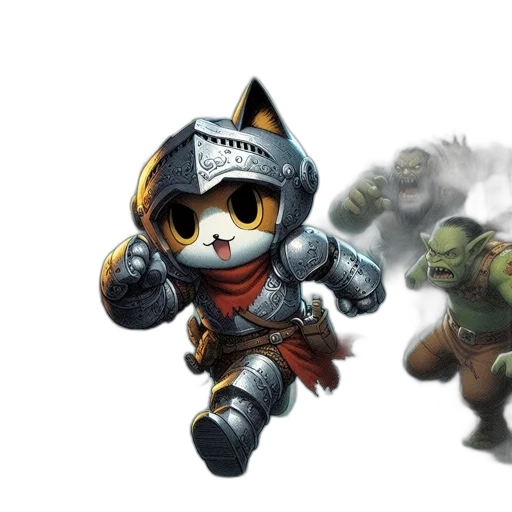 concept art, fantasy art, 3d render, pixel art transparent PNG cut-out