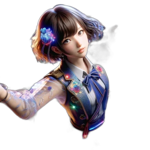 staff, fantasy art, concept art, photorealistic transparent PNG cut-out