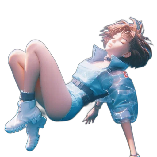 dress, jacket, robot, creature transparent PNG cut-out