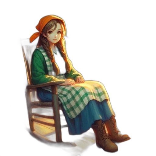 hat, dress, furniture, staff transparent PNG cut-out