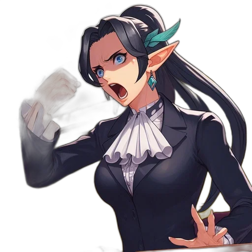 staff, anime, concept art, fantasy art transparent PNG cut-out