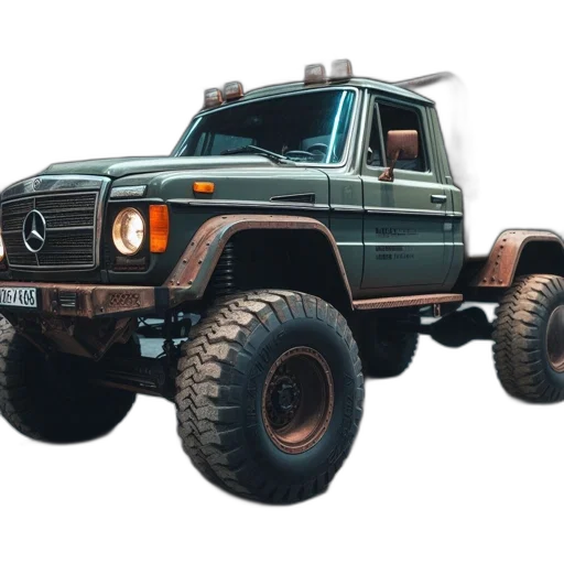 car, weapon, concept art, 3d render transparent PNG cut-out