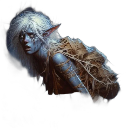 dragon, creature, face, hair transparent PNG cut-out