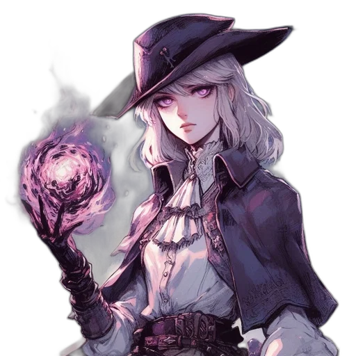 staff, hat, weapon, sword transparent PNG cut-out