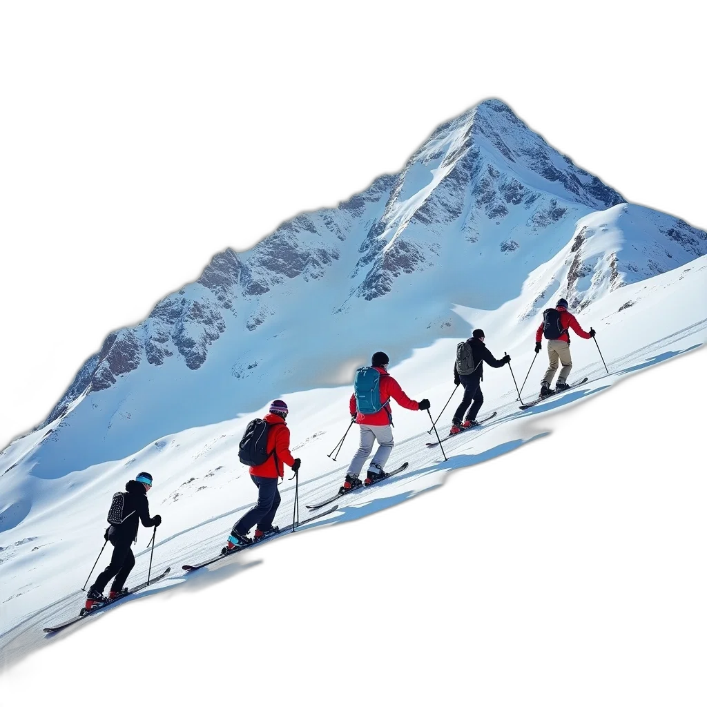 staff, 3d render, concept art, snow transparent PNG cut-out