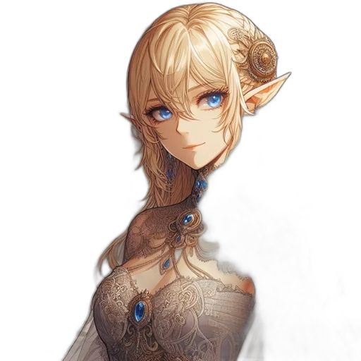 dress, staff, face, dragon transparent PNG cut-out