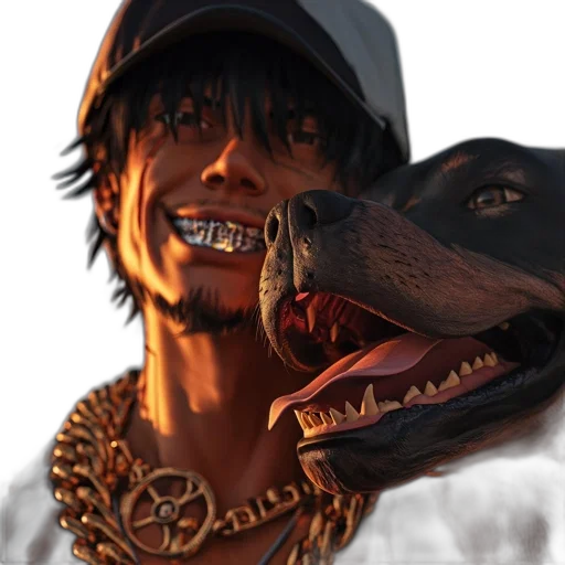 animal, dragon, creature, face transparent PNG cut-out