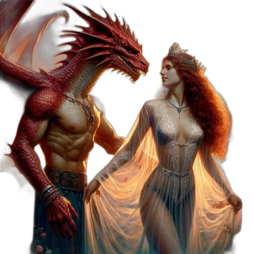 dragon, fantasy art, concept art, comic book art transparent PNG cut-out