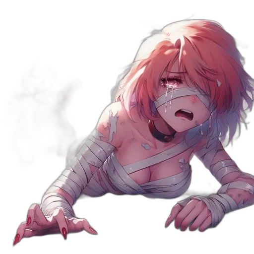 creature, mask, face, weapon transparent PNG cut-out