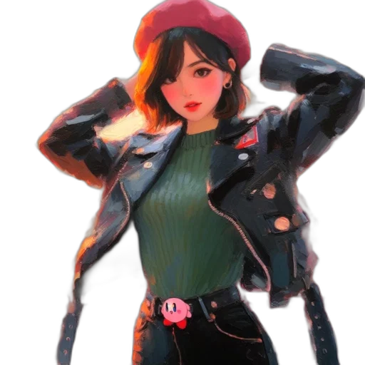 jacket, hat, weapon, dress transparent PNG cut-out