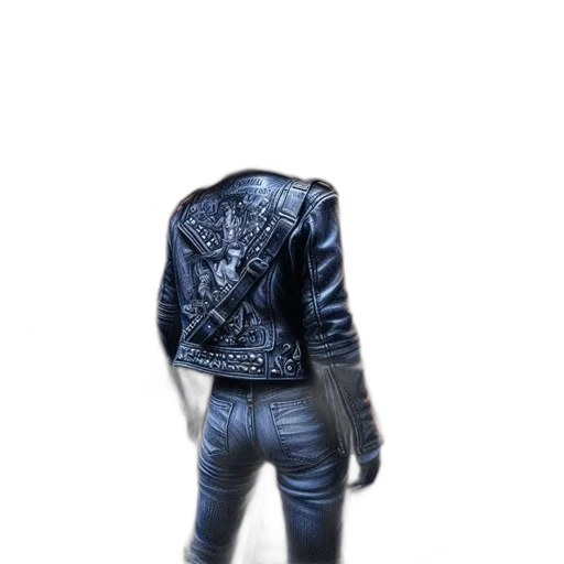 jacket, robot, mask, creature transparent PNG cut-out