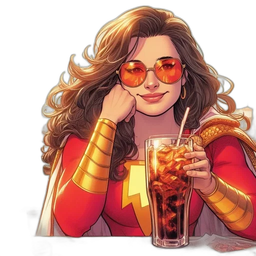 comic book art, concept art, cartoon, woman transparent PNG cut-out