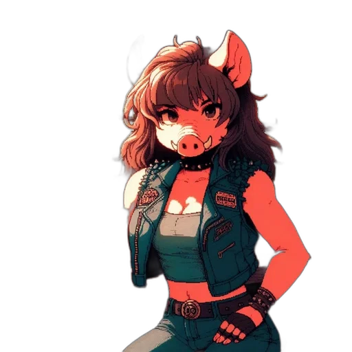 jacket, staff, animal, creature transparent PNG cut-out