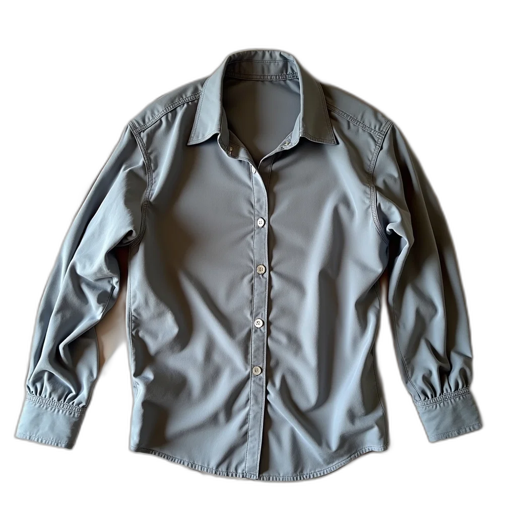 jacket, staff, 3d render, monochrome transparent PNG cut-out