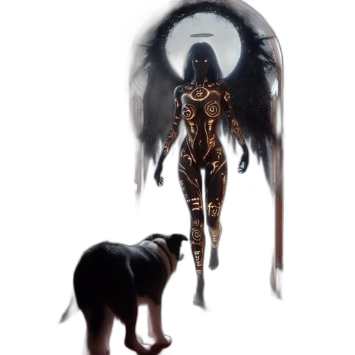 creature, animal, staff, concept art transparent PNG cut-out