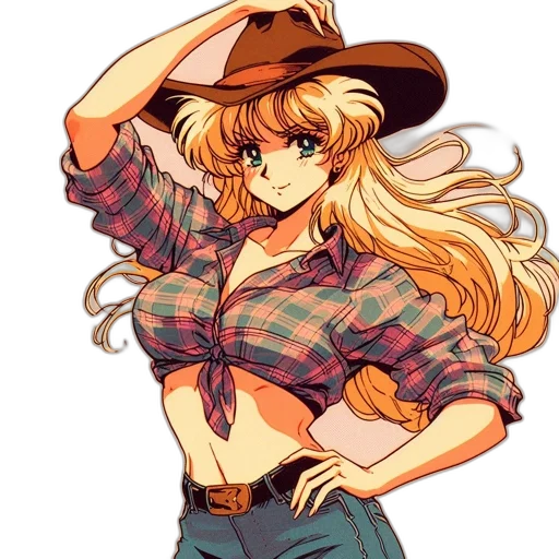 hat, jacket, anime, cartoon transparent PNG cut-out