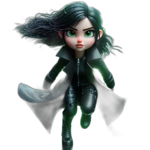 concept art, comic book art, fantasy art, 3d render transparent PNG cut-out