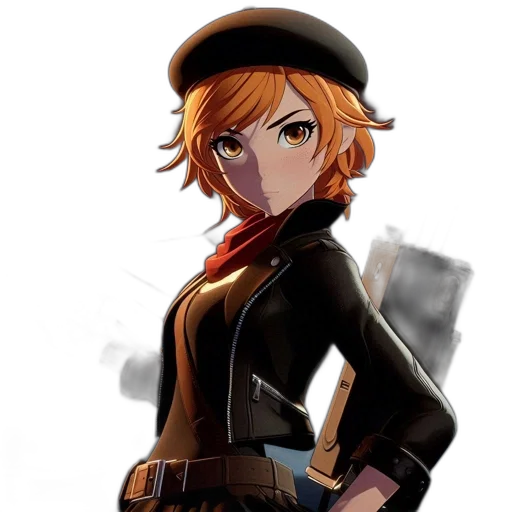 staff, hat, jacket, weapon transparent PNG cut-out