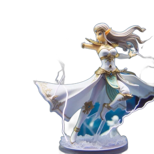 sword, concept art, fantasy art, 3d render transparent PNG cut-out