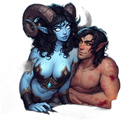 fantasy art, concept art, comic book art, watercolor transparent PNG cut-out