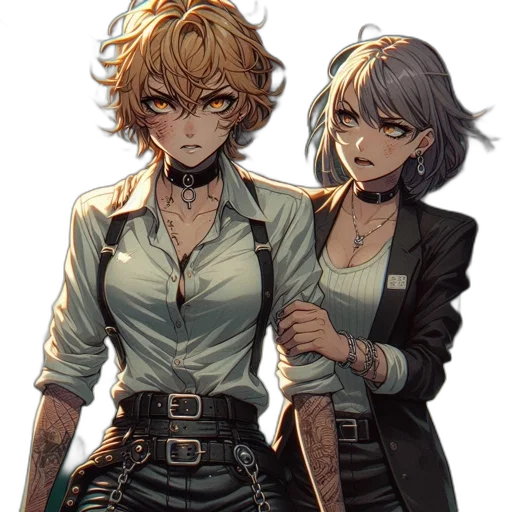 staff, weapon, jacket, concept art transparent PNG cut-out