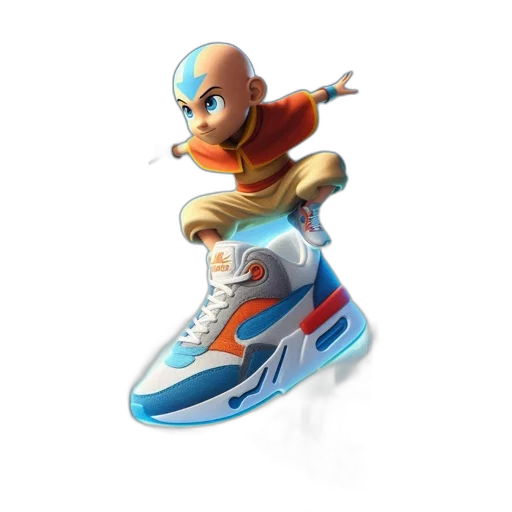 shoes, robot, concept art, 3d render transparent PNG cut-out