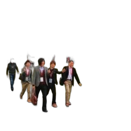 staff, jacket, robot, umbrella transparent PNG cut-out