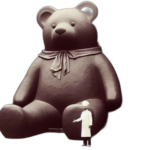 3d render, concept art, chef, stands transparent PNG cut-out