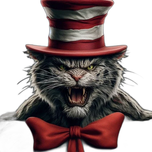 animal, hat, photorealistic, concept art transparent PNG cut-out